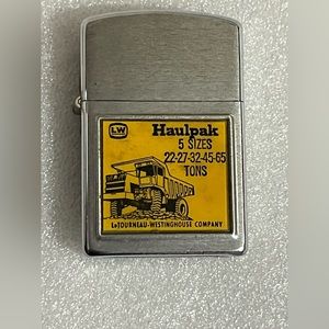 VINTAGE LIFE LITER T LIGHTER USA HAULPAK MINING TRUCKS  LW